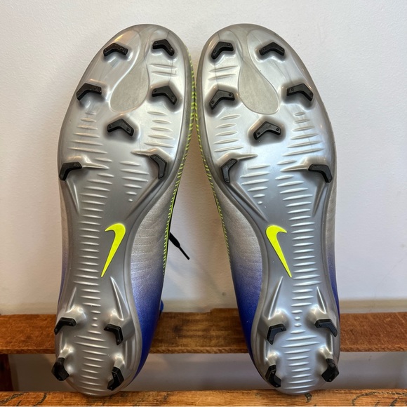 New Nike Mercurial Victory 6 DF FG Blue Chrome Neymar Soccer Cleats Men’s 12.5 - Picture 9 of 12
